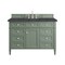 James Martin Vanities Brittany 48in Single Vanity, Smokey Celadon w/ 3 CM Charcoal Soapstone Top 650-V48-SC-3CSP - alternate 1